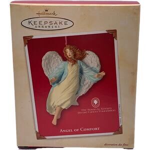 Hallmark Keepsake 2002 Angel of Comfort Collectible Christmas Ornament in Box